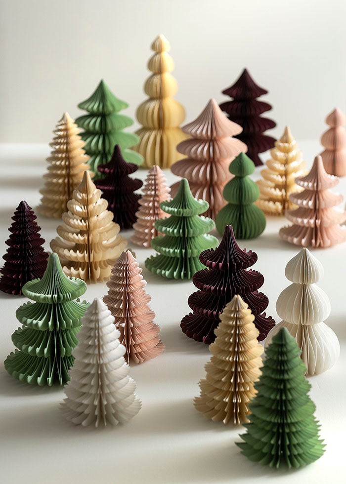 Honeycomb Tree Wispwood H18cm Cream sfeerbeeld