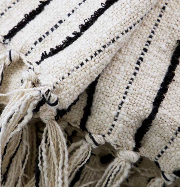 Plaid Lines, Zwart/Off-White