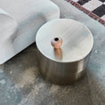 Load image into Gallery viewer, Side table, Step, Brushed silver
