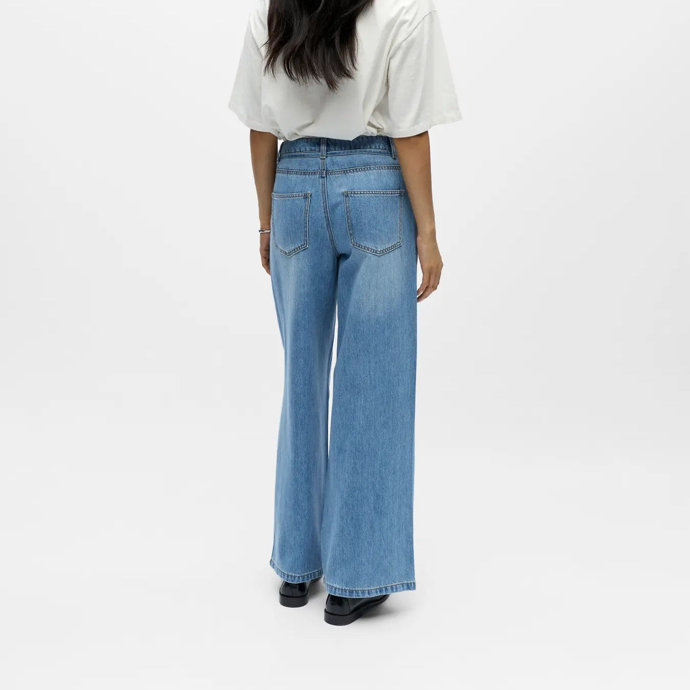 OBJROSIE MW WIDE JEANS NOOS