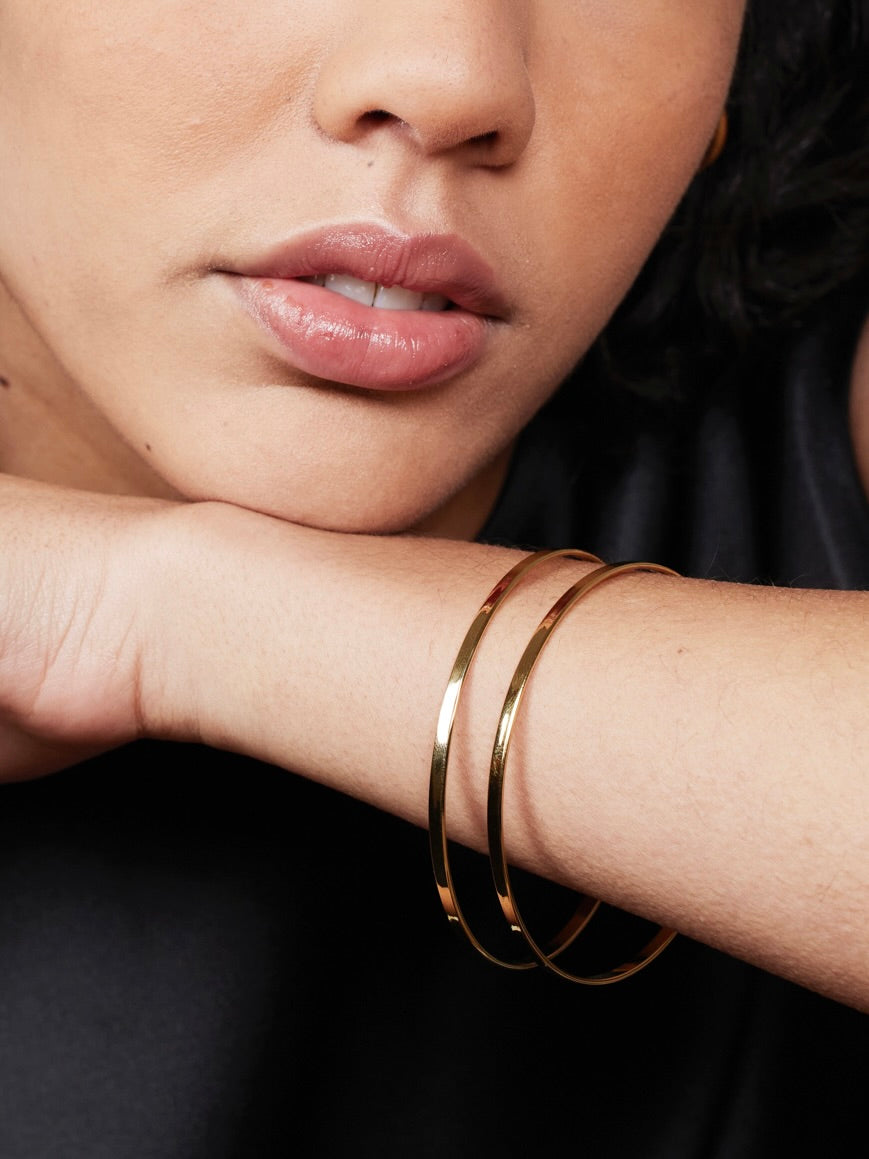 Platte bangle
