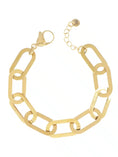 Afbeelding laden in Galerijviewer, Platte schakel armband XL
