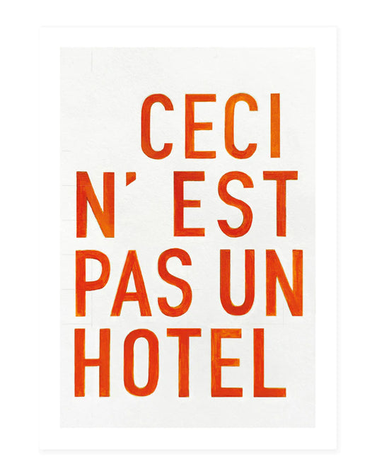 Postcard - Hotel (Orange)