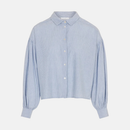 sarah short pin stripe blouse