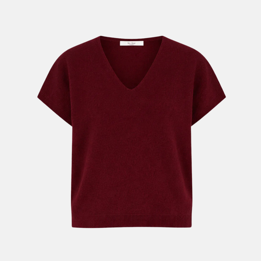 sil v-neck pullover