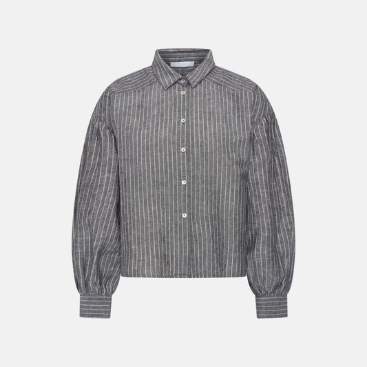 sarah short thin stripe blouse