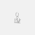 Load image into Gallery viewer, Single LOVE Rules Ring Earring

