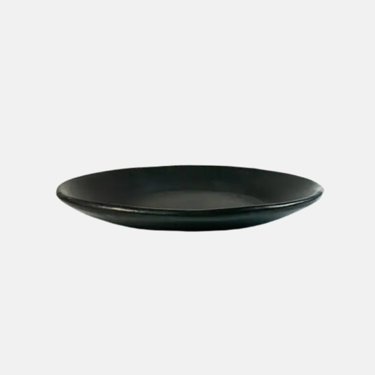 Black Pottery bord plat small