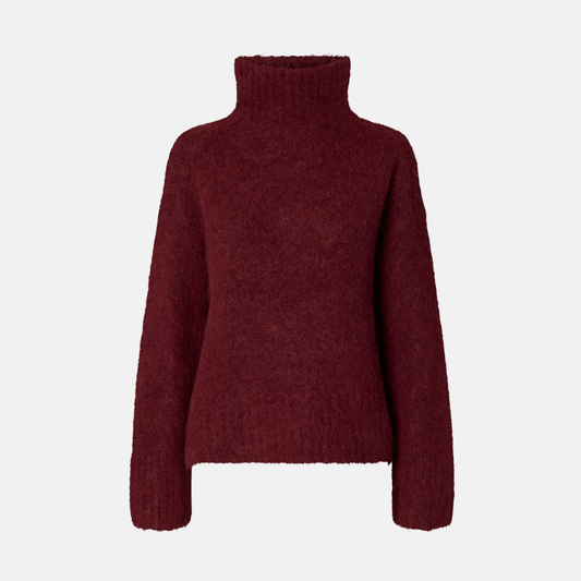 SLWGABRIELLA LS KNIT HIGH NECK NOOS