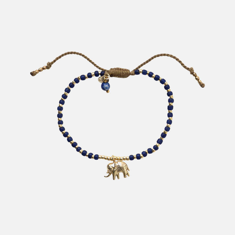 Untamed Elephant Lapis Lazuli Bracelet GP