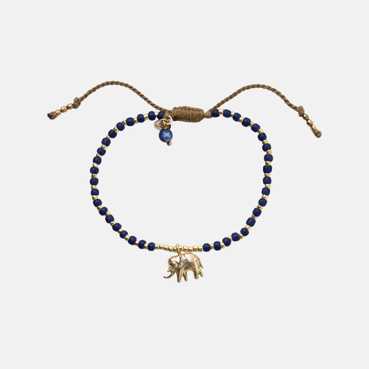 Untamed Elephant Lapis Lazuli Bracelet GP