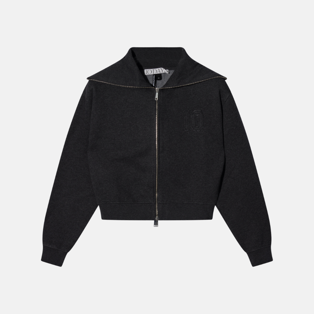 zip cardigan fleece