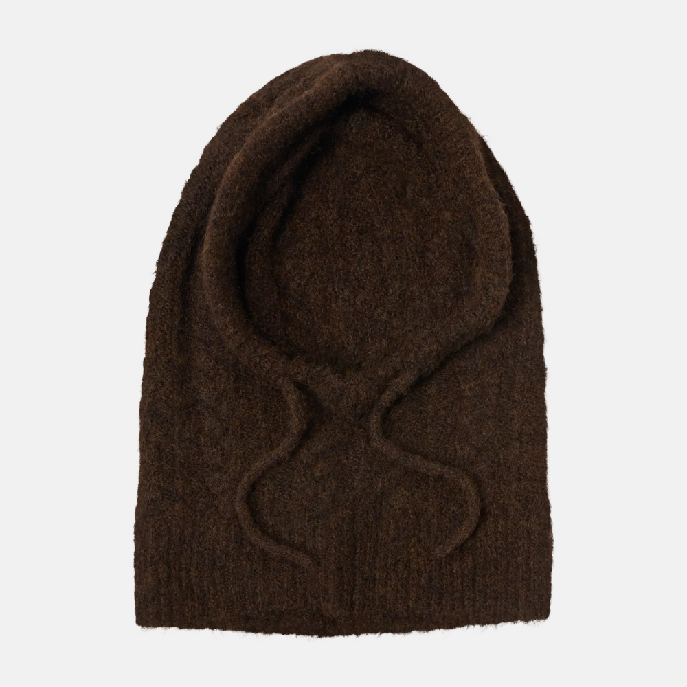 OBJMILU CABLE KNIT BALACLAVA NOOS