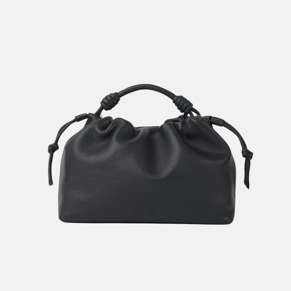 Kiki Midi Black Soft Grain Leather