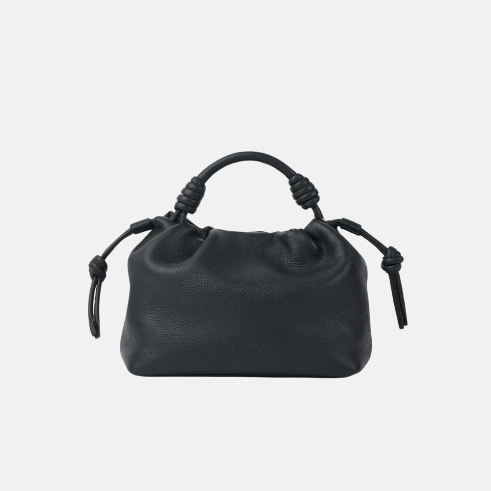 Kiki Mini Black Soft Grain Leather