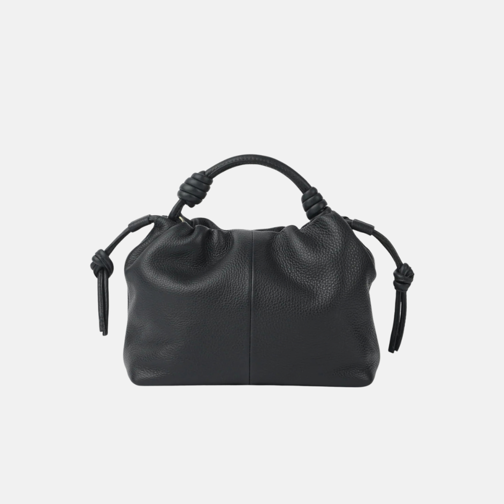 Kiki Mini Black Soft Grain Leather