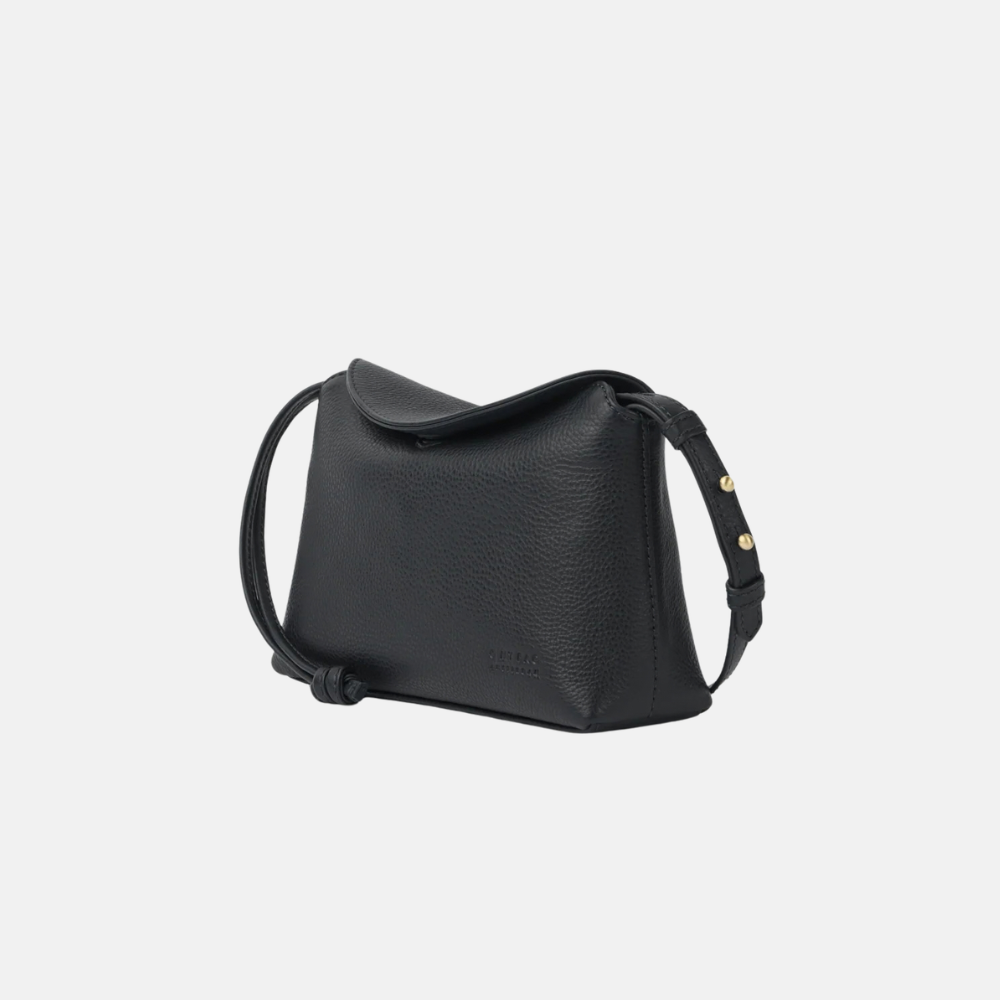 Sienna Mini Black Soft Grain Leather