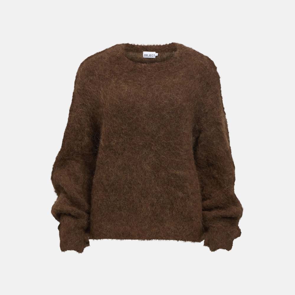 OBJHARRY L/S LO KNIT PULLOVER NOOS