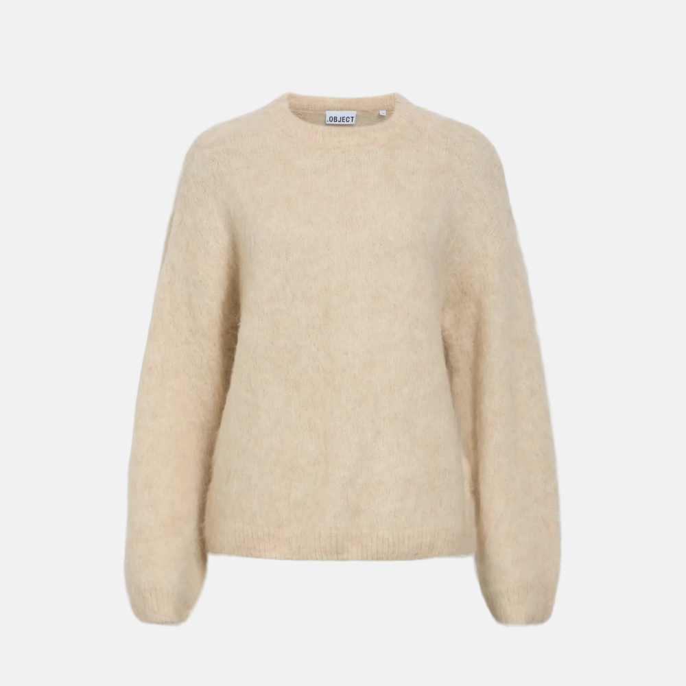 OBJHARRY L/S LO KNIT PULLOVER NOOS