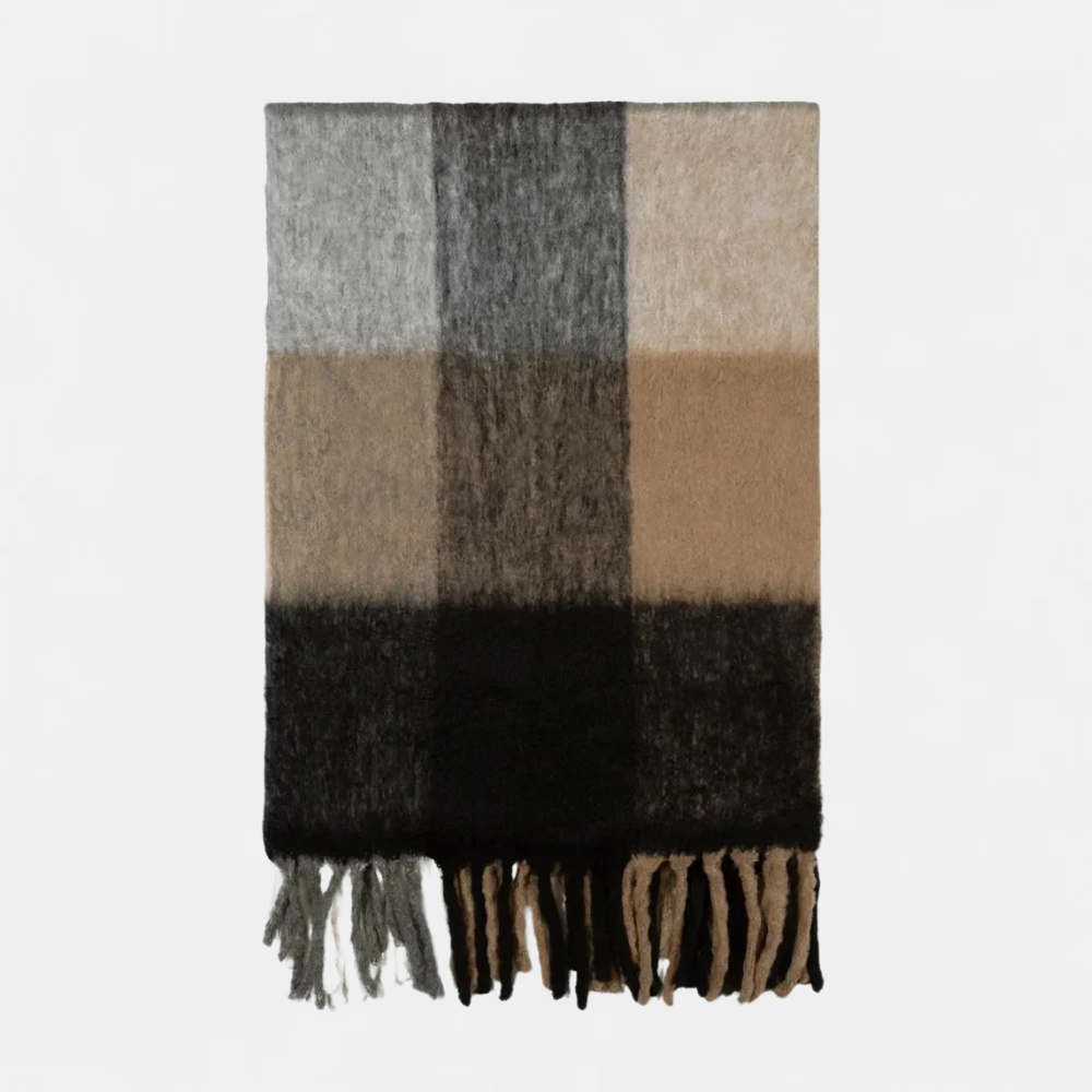 wool blend plaid