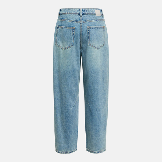 OBJMIU ZOE MW BARREL ANKLE JEANS NOOS