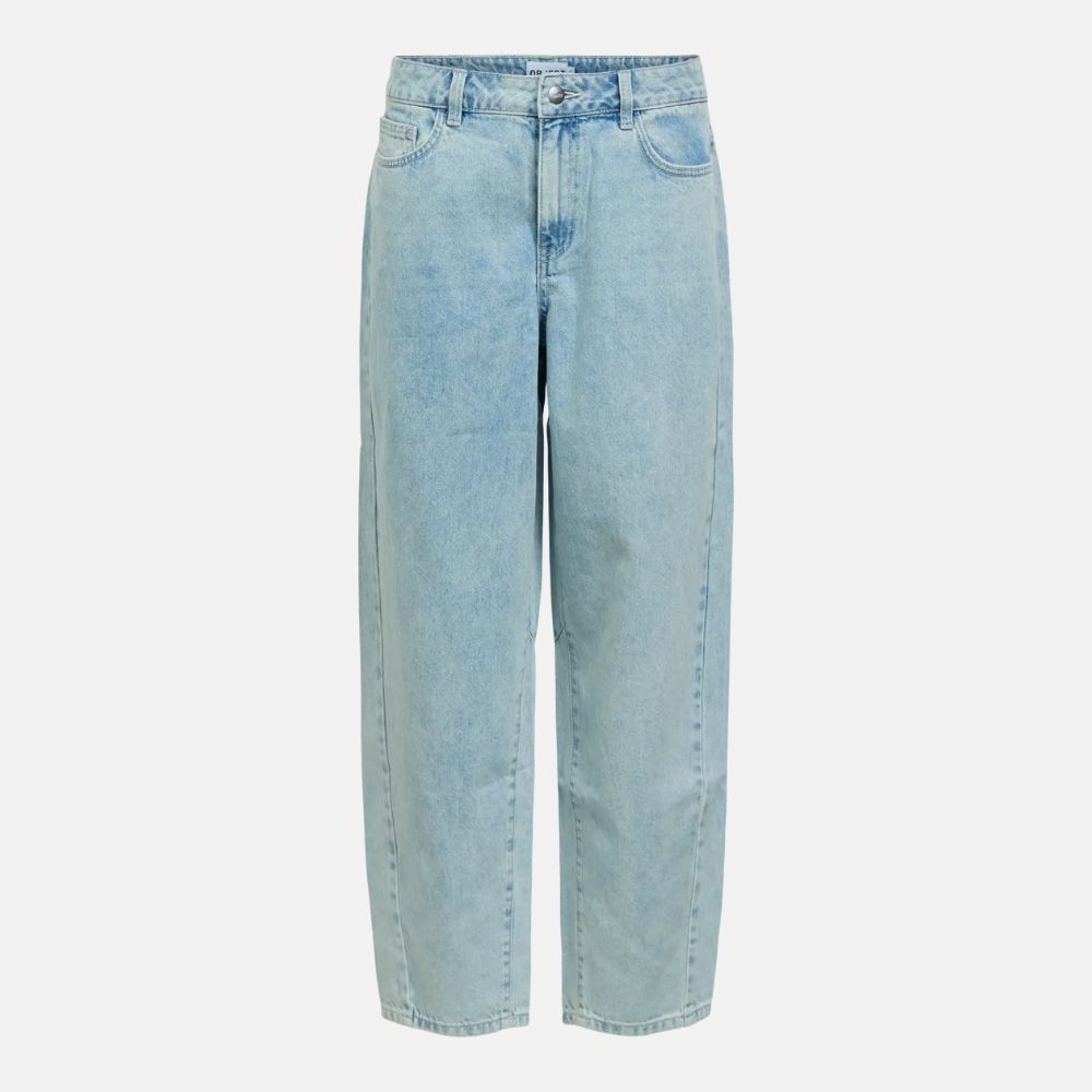 OBJMIU ZOE MW BARREL ANKLE JEANS NOOS
