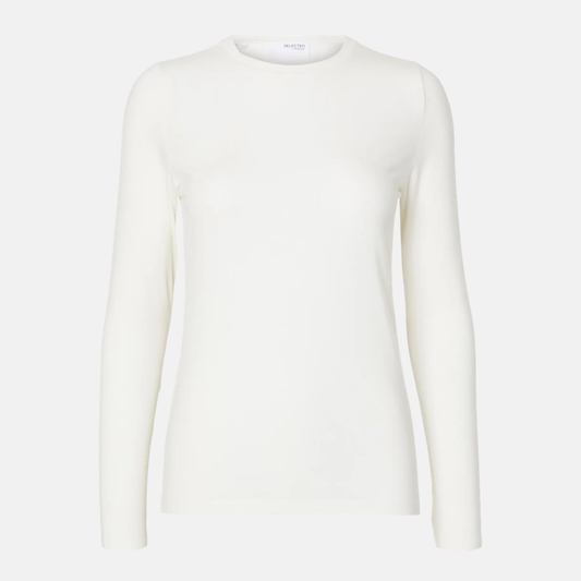 SLFMANJA LS O-NECK NOOS