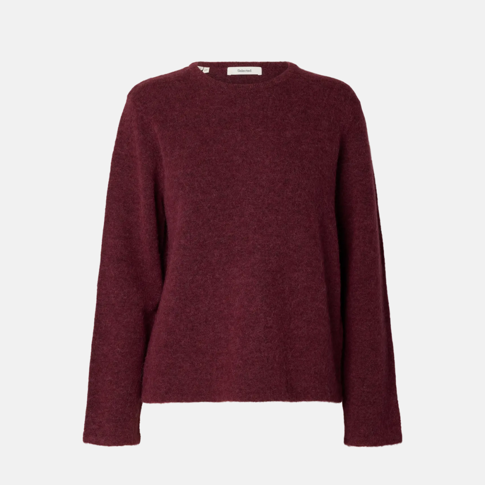 SLWLULU NEW LS KNIT O-NECK NOOS