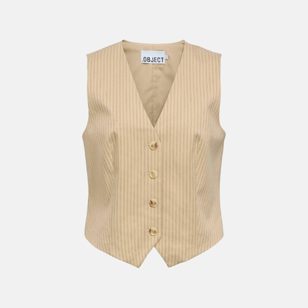OBJLISA RE SHORT WAISTCOAT AOP E REP