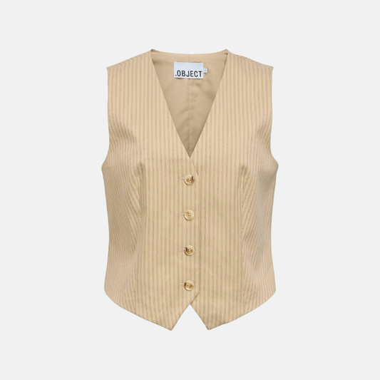 OBJLISA RE SHORT WAISTCOAT AOP E REP