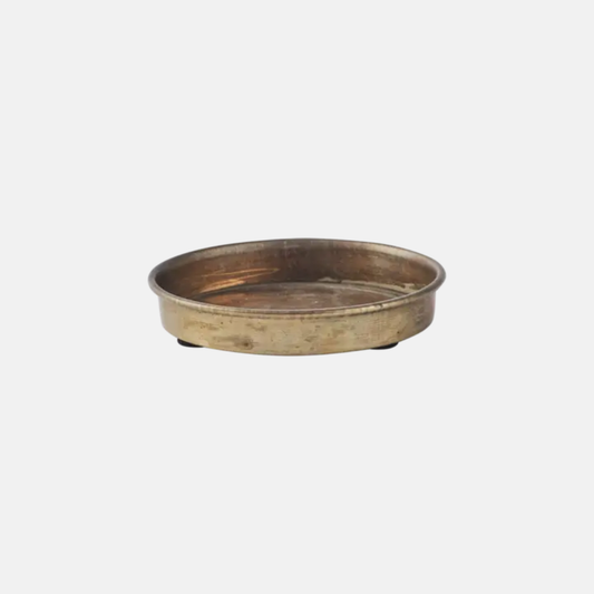 Lyra tray Dia8 | Brass