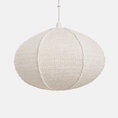 Afbeelding laden in Galerijviewer, Linnen hanglamp UFO Raw White

