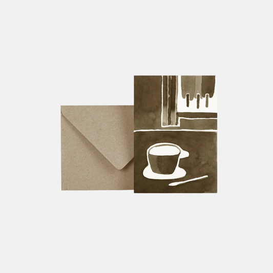 Coffee with a view - Postcard