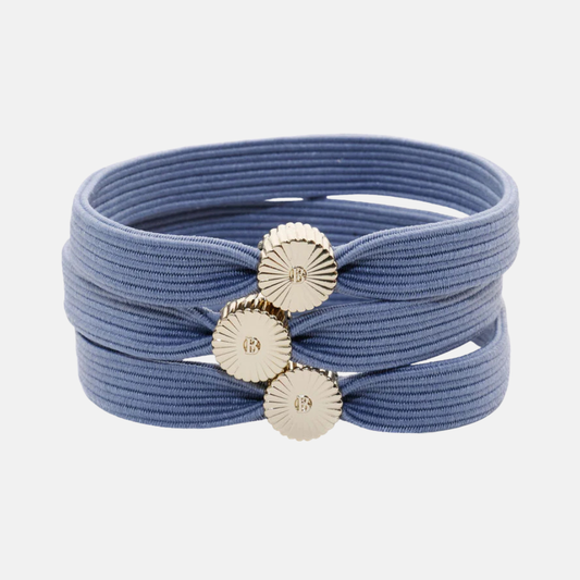 Hairtie Flat Steel Blue