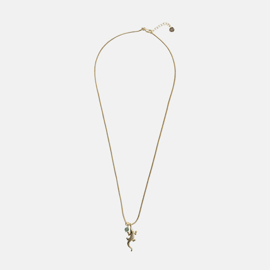 Wild Alligator Aventurine Necklace GP