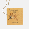 Load image into Gallery viewer, Wild Hummingbird Citrine Necklace GP
