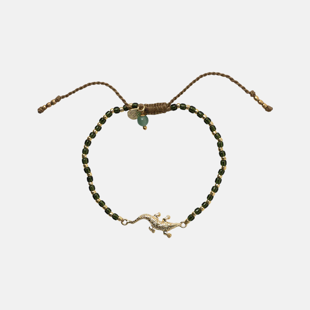 Untamed Alligator Aventurine Bracelet GP