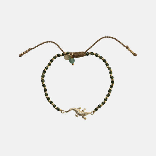 Untamed Alligator Aventurine Bracelet GP