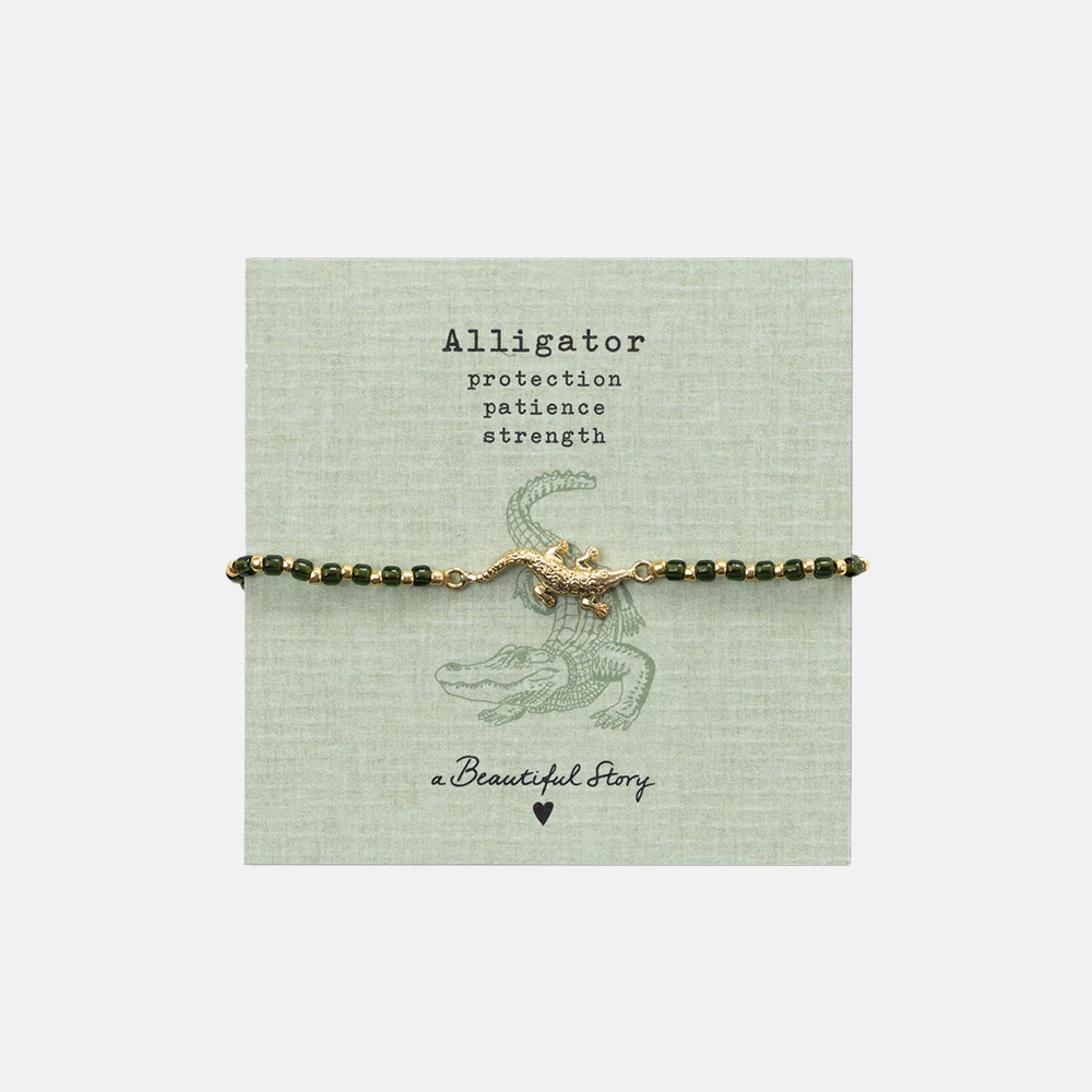 Untamed Alligator Aventurine Bracelet GP