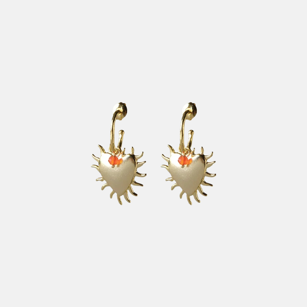 Intense Carnelian Earrings GP
