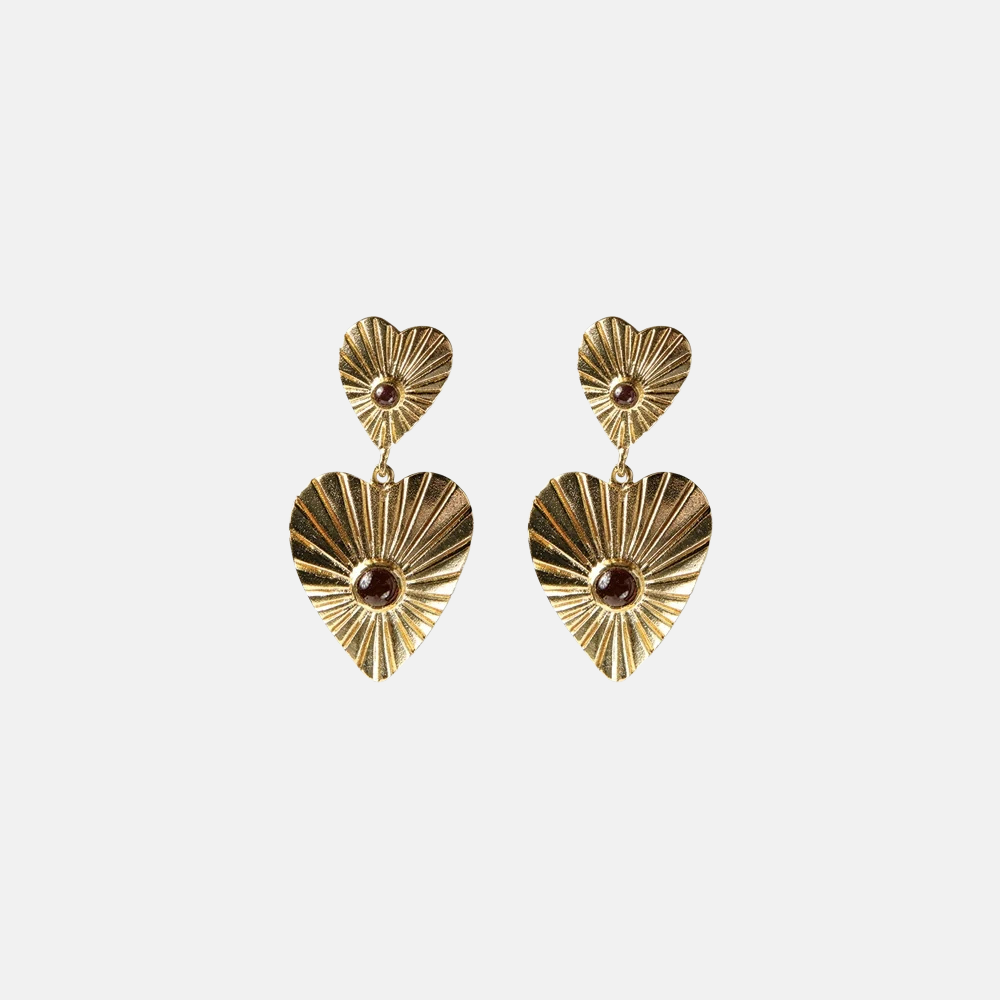 Empower Garnet Earrings GP