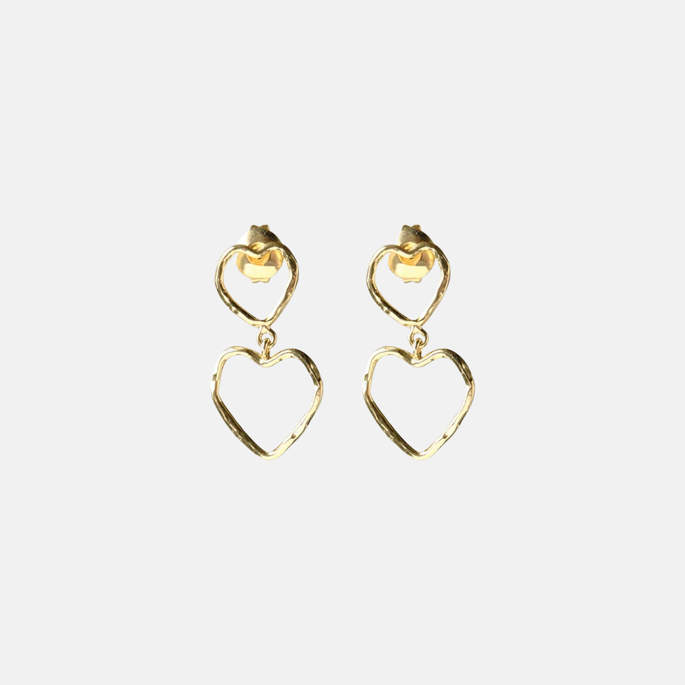 Pulse Hearts Earrings GP