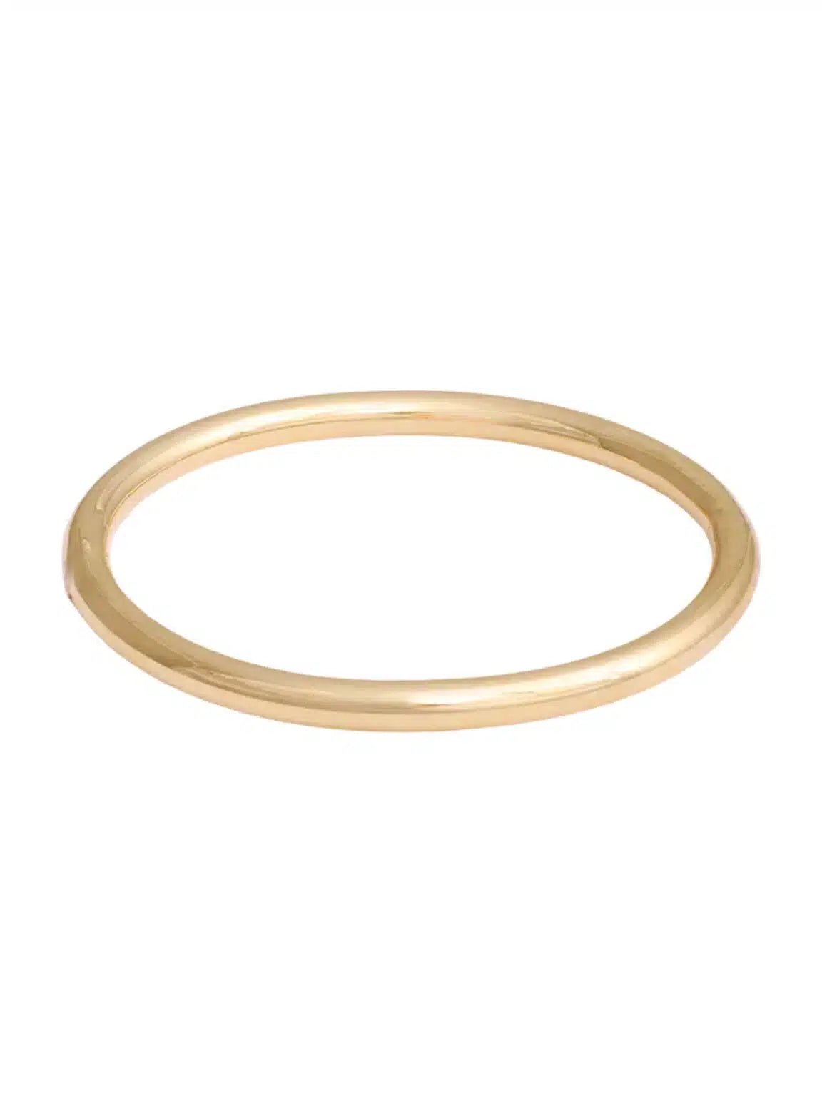 Ronde bangle verguld