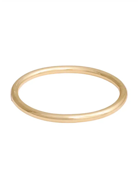 Ronde bangle verguld