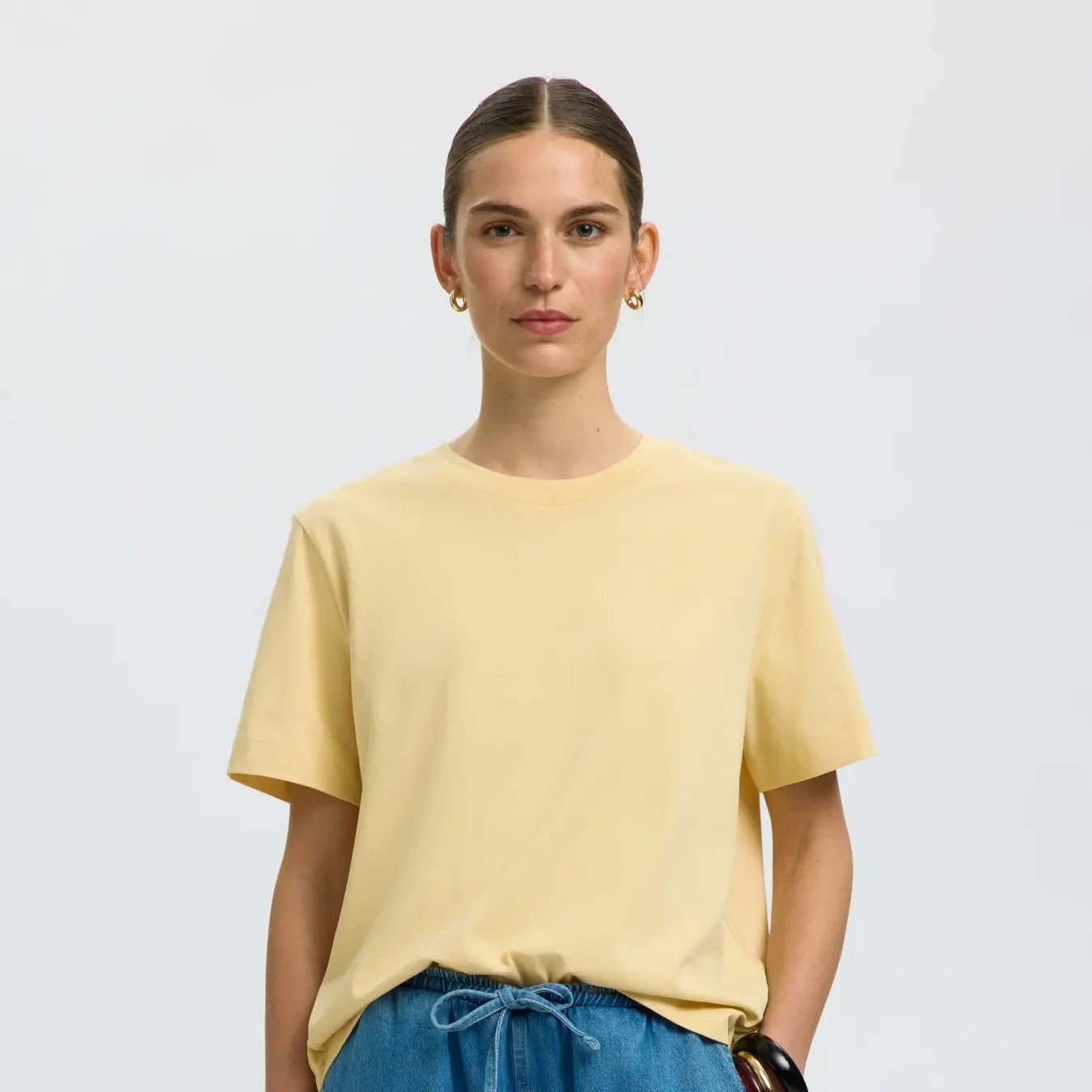 SLFESSENTIAL SS BOXY TEE NOOS