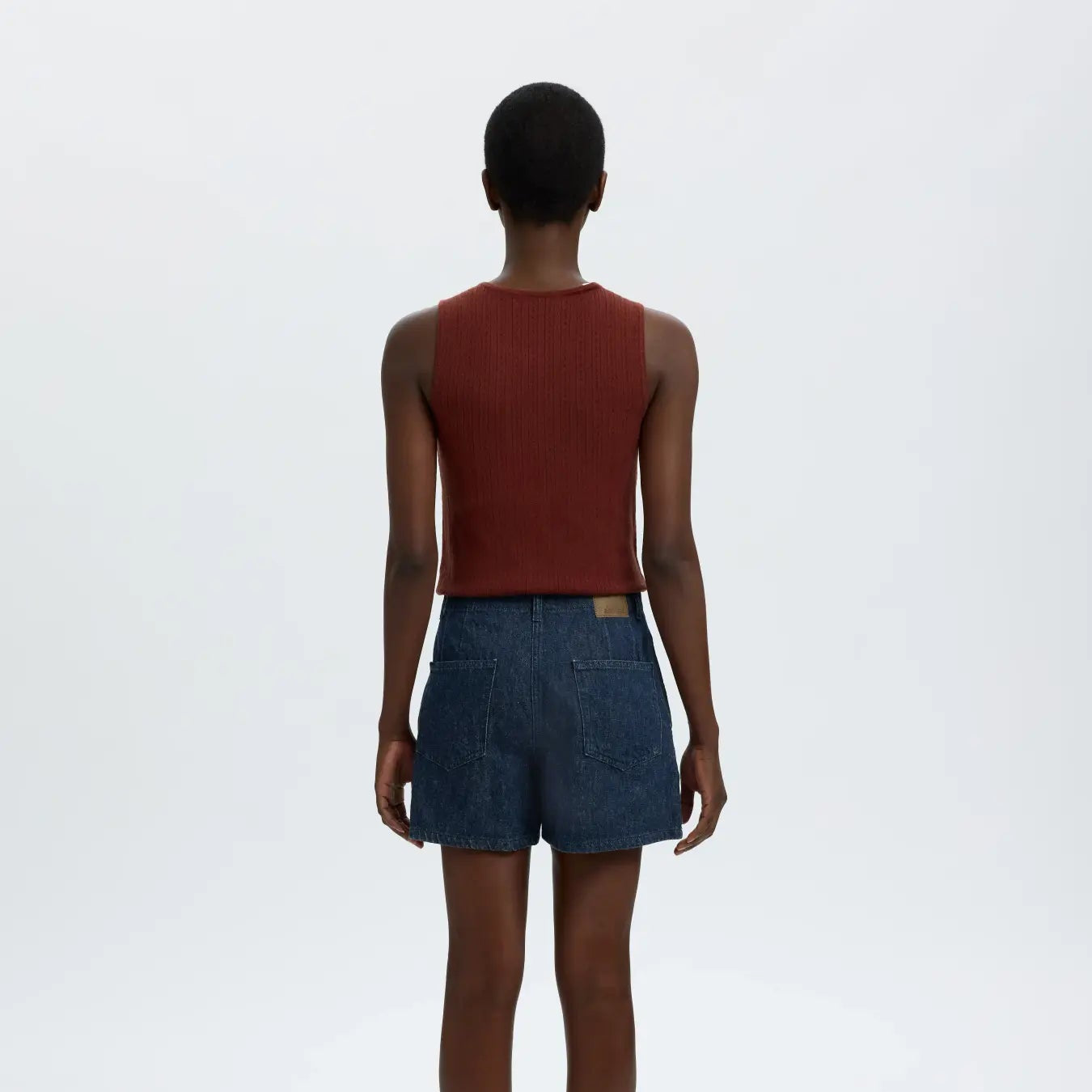 SLFHANNY HW MINI DENIM SHORTS