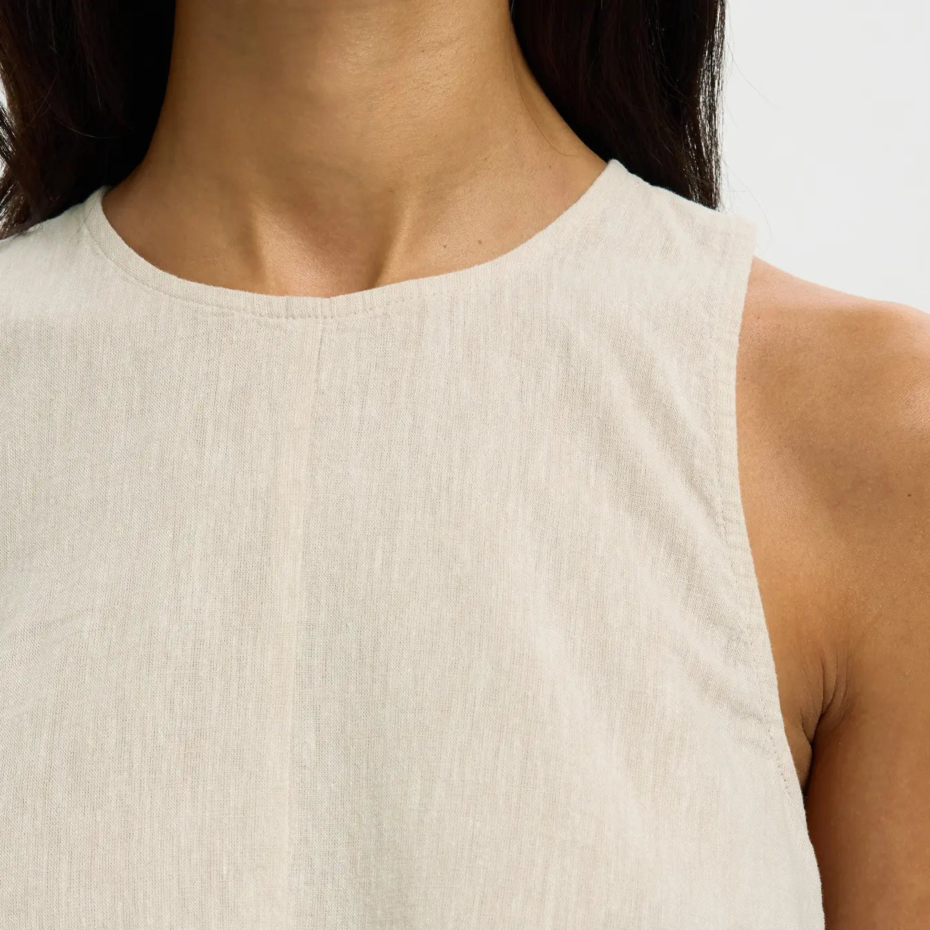 SLFLUISA SL LINEN BLEND TOP NOOS