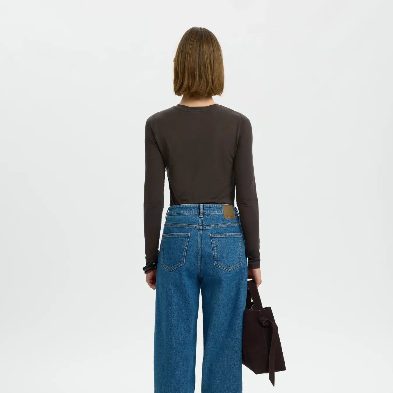 SLFMANJA LS O-NECK NOOS