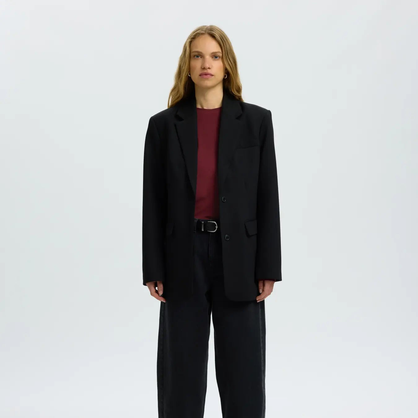 SLFMANJA LS O-NECK NOOS
