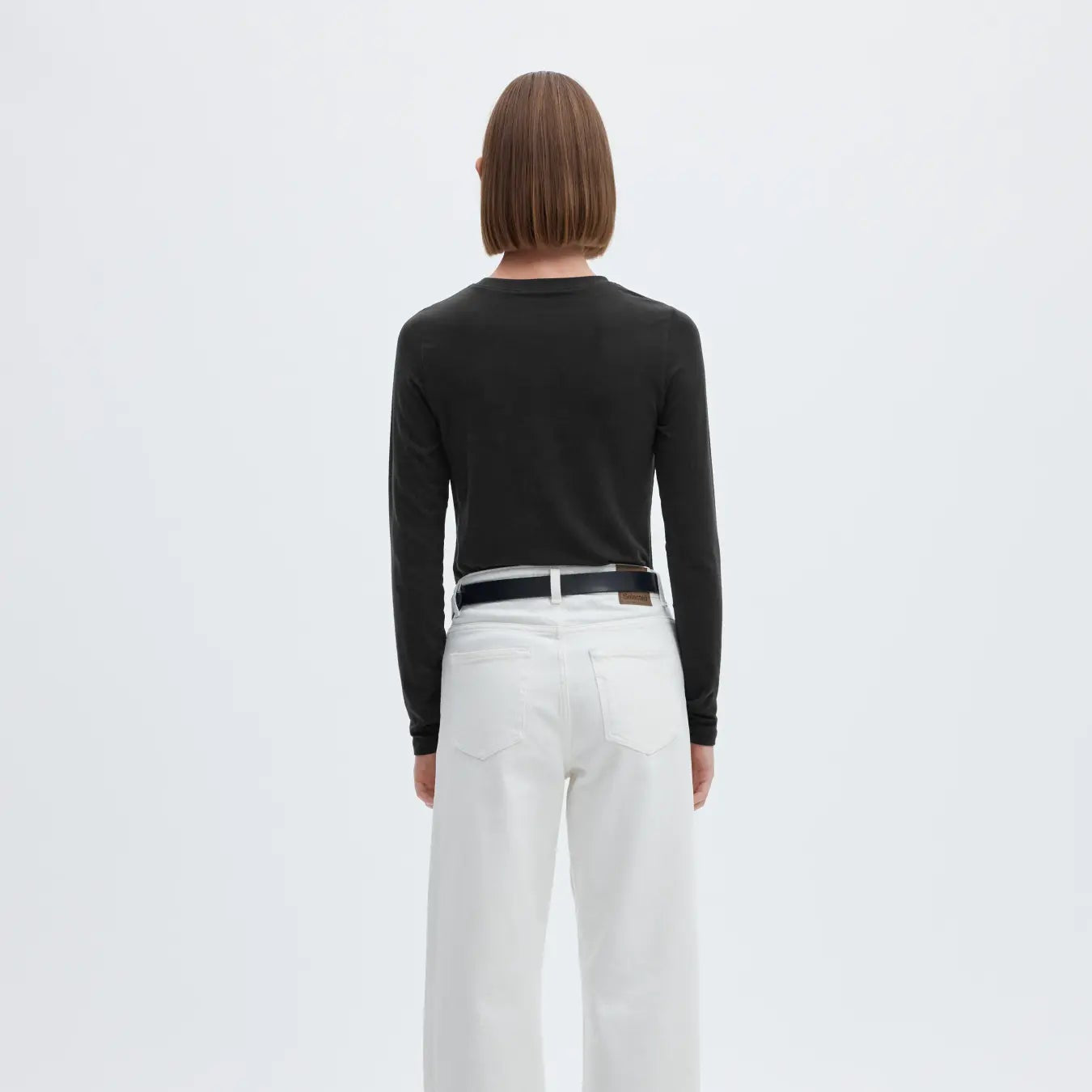 SLFMANJA LS O-NECK NOOS